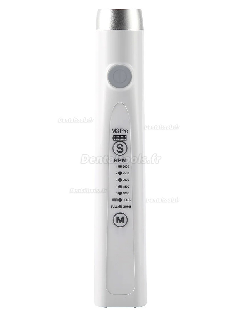 M3Pro pi&egrave;ce &agrave; main de prophylaxie sans fil pour hygi&egrave;ne dentaire &agrave; 5 vitesses avec rotation 360&deg;